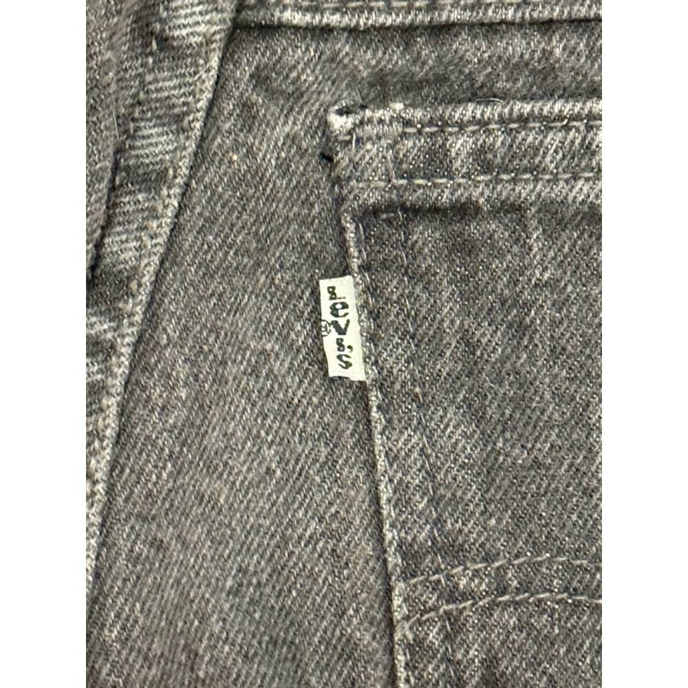 Vintage 80s/90 Levi’s 505 Women’s Gray Wash Jeans Made in USA Straight Leg Sz 11 - Picture 7 of 7